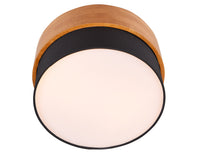 Plafoniera da Interno Attacco E14 in Metallo Nichel Satinato