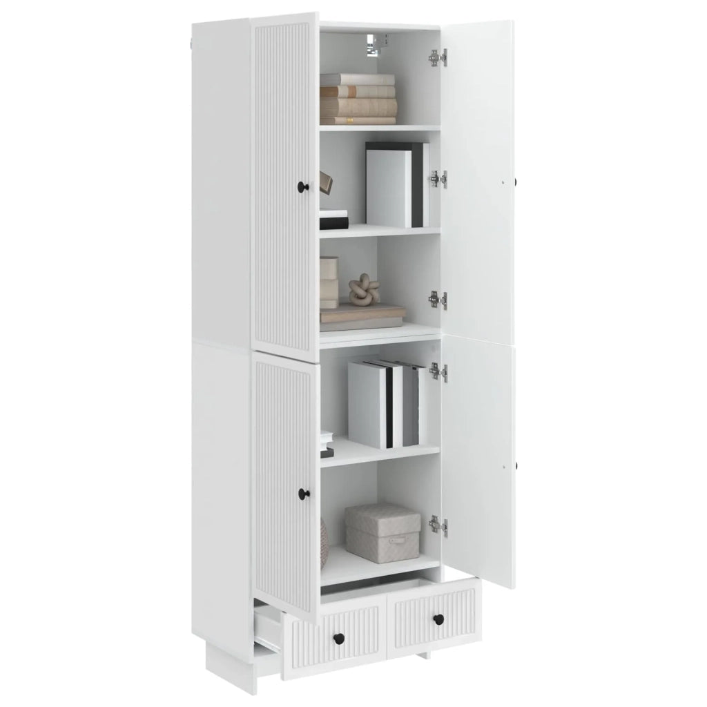Set di armadi 2 pcs Bianco Lucido 66 x 34,5 x 95 cm 3416353