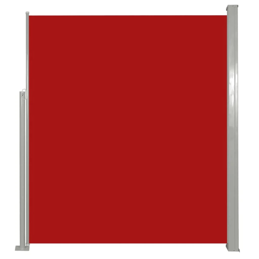 Tenda da sole laterale retrattile/schermo privacy per patio giardino terrazza balcone 160 x 300 cm rosso 02_0007051