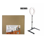 Trade Shop - Luce Led Ad Anello Luminoso Per Selfie Staffa Tavolo Supporto Cellulare Bd2005 -