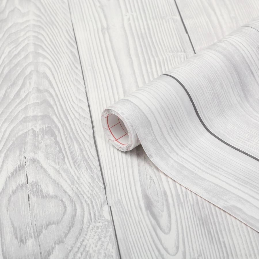 Plastica adesiva d-c-fix cm 45x200 bianco effetto legno
