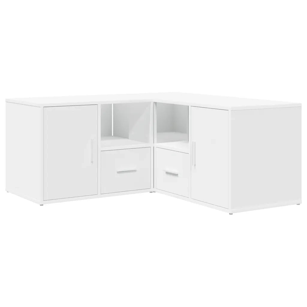 Mobile Angolare Bianco 160x40x45 cm in Truciolato 3307819