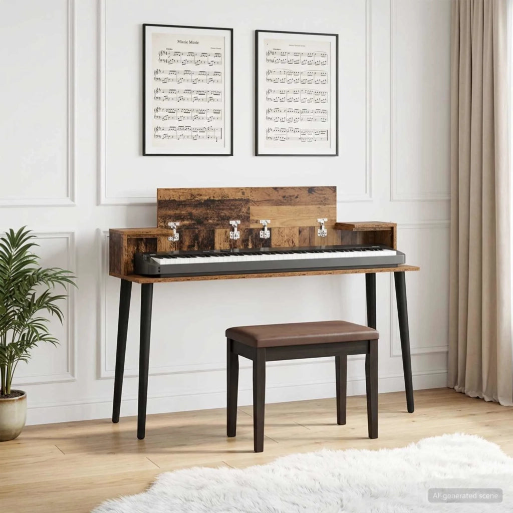 Scrivania studio Legno antico 152 x 36 x 19,5 cm 8006698