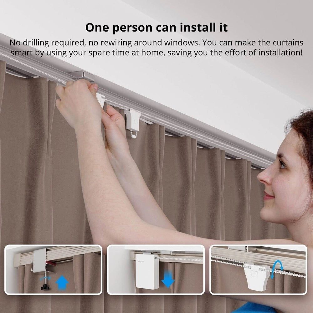 Trade Shop - Interruttore Motore Per Tende Zigbee Automazione Domotica Smart Sonoff Zbcurtain -