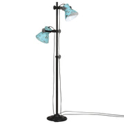 Lampada da Terra 25 W Blu Anticato 25x25x90/140 cm E27 CFW7364926