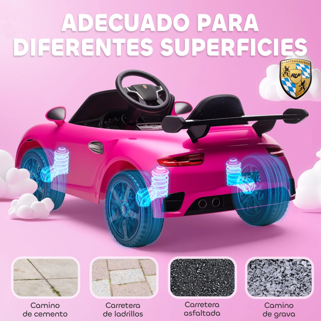 Auto Elettrica per Bambini con Telecomando ¨C Minimal ¨C Rosa