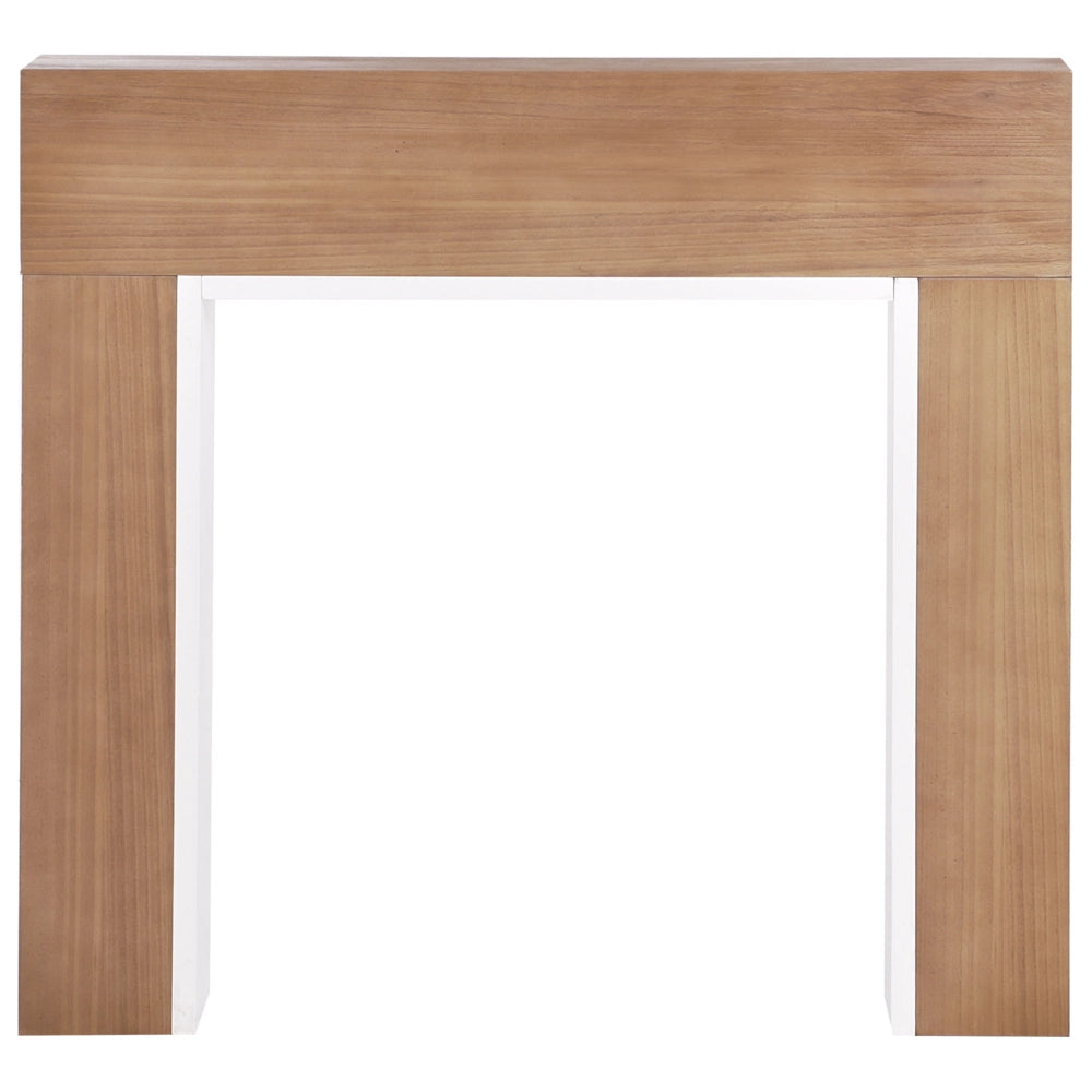 Cornice per camino MDF in legno chiaro stile tradizionale moderno