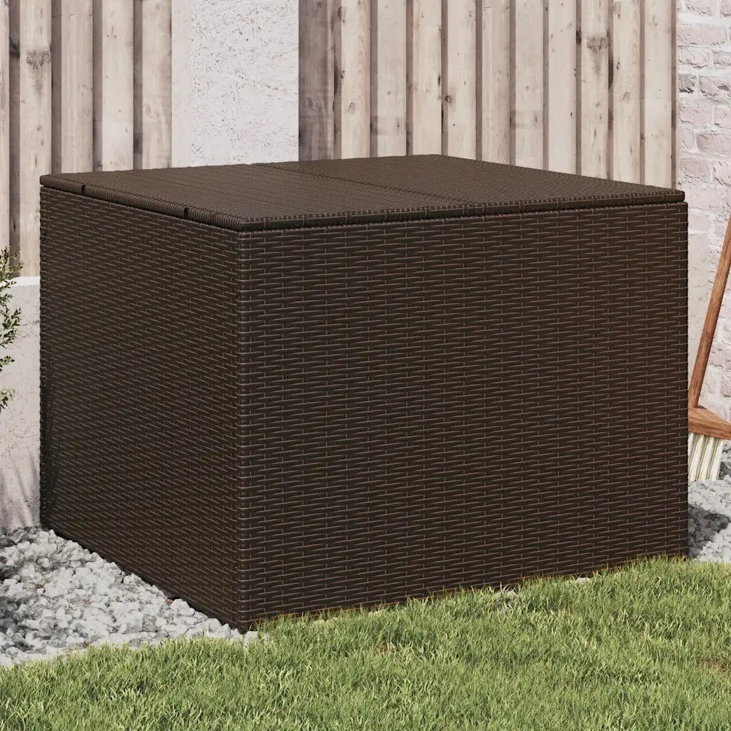Contenitore da Giardino Marrone 291L in Polyrattan CFW4326194