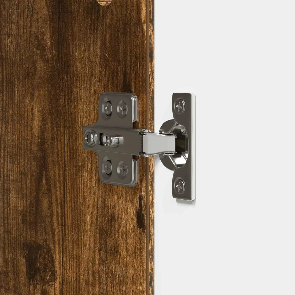 Comodino 2 pcs Rovere Fumo 43 x 34,5 x 50 cm 895036