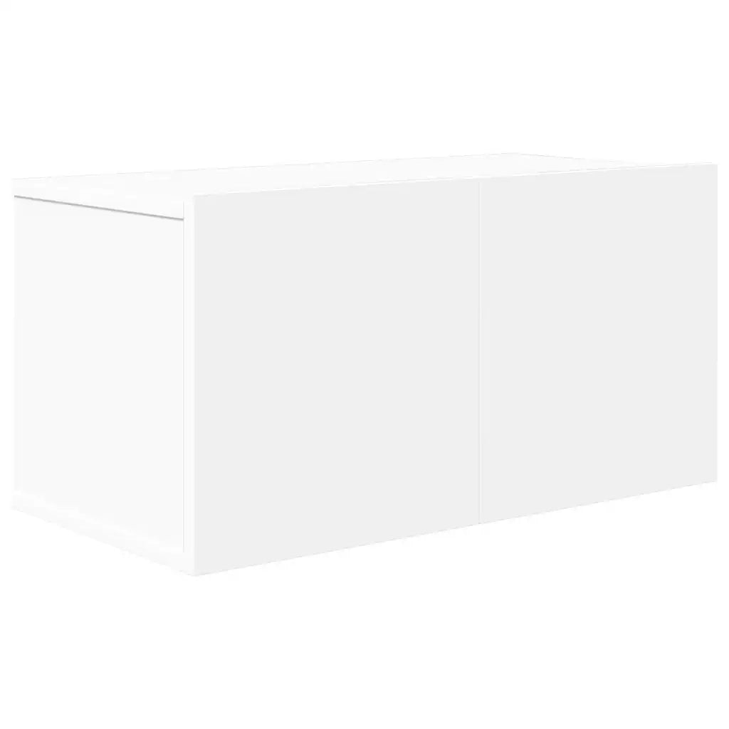 Set Mobili Porta TV 10 pz Bianco in Legno Multistrato 3078724