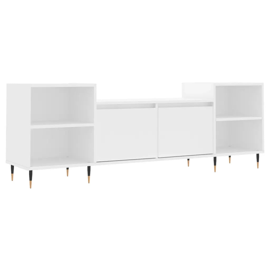 Mobile Porta TV Bianco 160x35x55 cm in Legno Multistrato 831332