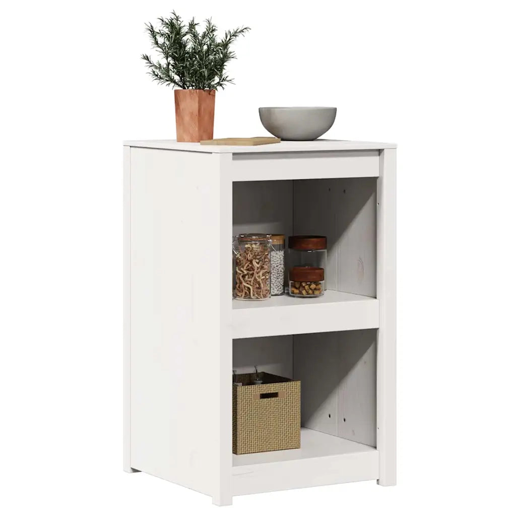 Mobile da cucina Bianco 55 x 55 x 92 cm Pino massello