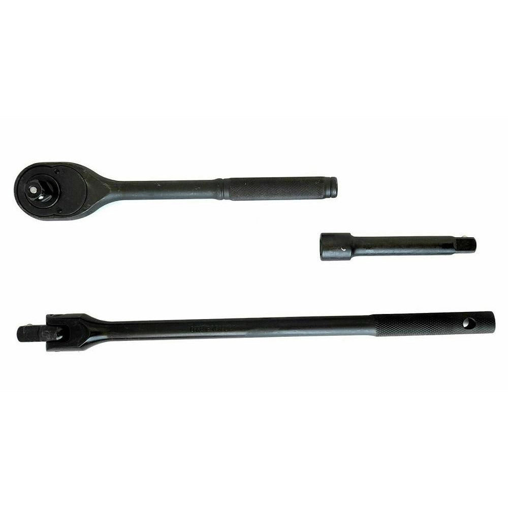 Trade Shop - Set 17 Pz Bussole Esagonali 1/2" Da 8 A 24mm Con Cricchetto Prolunga Mr70795 -