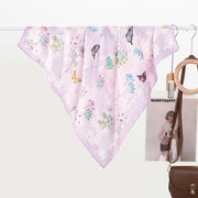 Sciarpa da donna in seta stampata, elegante e versatile, perfetta per la primavera e l'estate, sciarpa/fascia per capelli in seta con protezione solare.