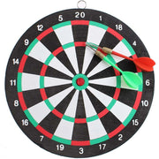 Gioco Tirassegno Tiro al Bersaglio con 2 Freccette Dart Board Sport Game 24cm