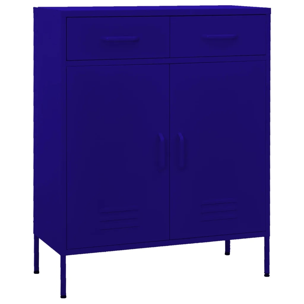 Armadietto Blu Marino 80x35x101,5 cm in Acciaio cod mxl 60139