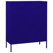 Armadietto Blu Marino 80x35x101,5 cm in Acciaio cod mxl 60139