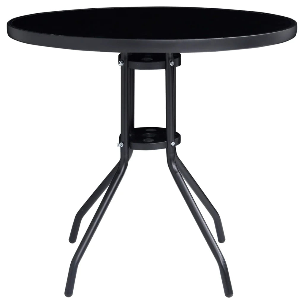 Set di mobili da bistrot da 5 pezzi in nero e antracite 02_0014547