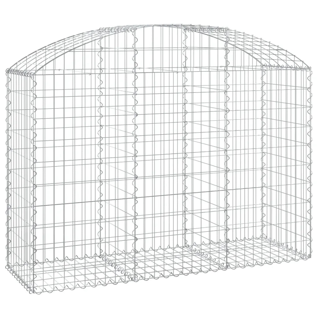 Cesto Gabbione ad Arco 150x50x100/120 cm Ferro Zincato 153455