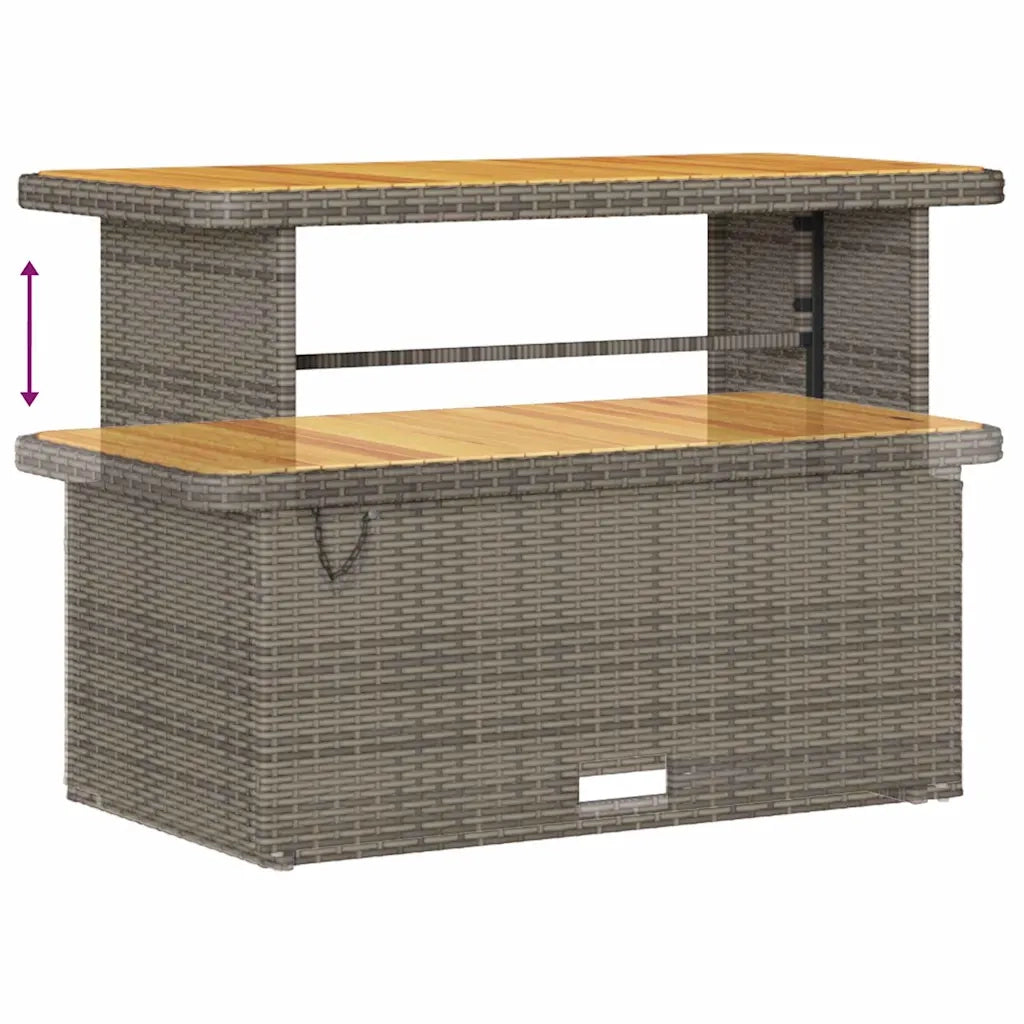 Set Divano da Giardino 10 pcs Grigio polyrattan 3361643
