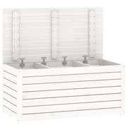 Cassapanca da giardino 101 x 50,5 x 46,5 cm in legno massello di pino bianco 02_0012991