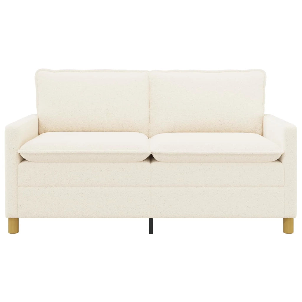 Divano Crema 156 x 81 x 87,5 cm Tessuto