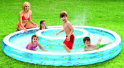 Intex PISCINA TONDA GONFIABILE BABY FISH DOUBLE  cm. 279x36 h (lt. 990+232)