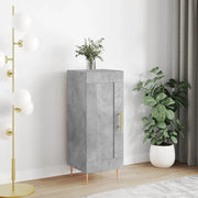 Credenza Grigio Cemento 34,5x34x90 cm in Legno Multistratocod mxl 80442