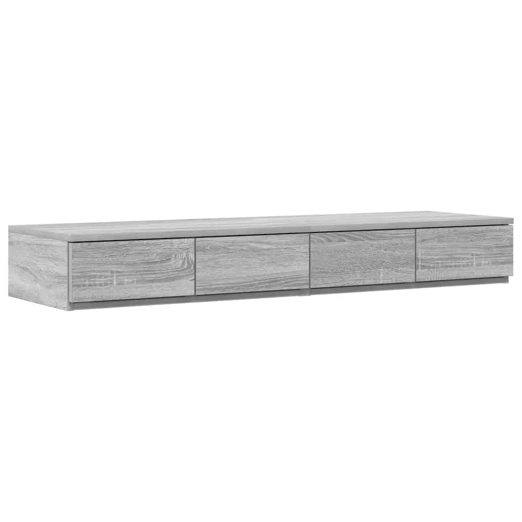 Struttura letto con contenitore Grigio Sonoma 120 cm 3335690
