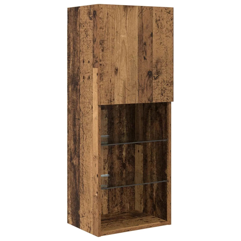Unità per TV a Muro 6 pcs Legno vecchio Legno multistrato 3402974