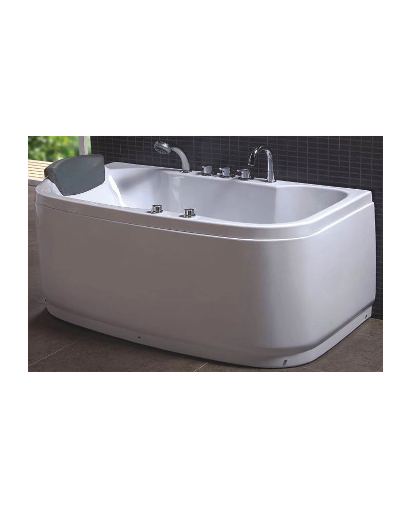 Vasca idromassaggio cromoterapia, cuscino 150x80cm Sicorage Unicrea