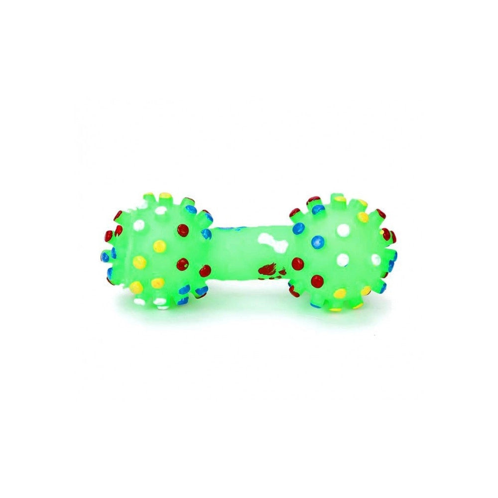 Trade Shop - Gioco A Forma Di Osso Riportino Per Animali Domestici 16 Cm Gomma Morbida Sonoro -