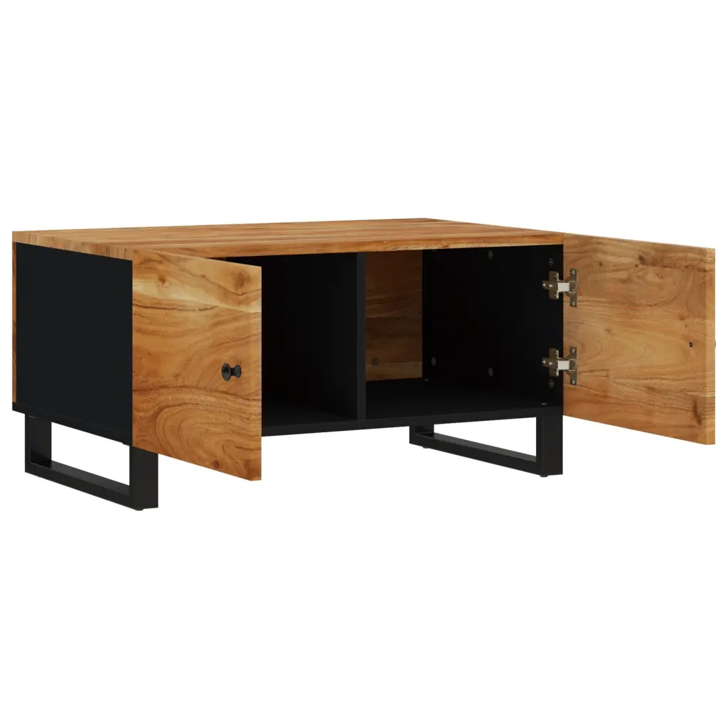 Tavolino da salotto | Tavolino da caff¨¨ | Tavolino da Soggiorno 80x50x40 cm Massello Acacia e Multistrato
