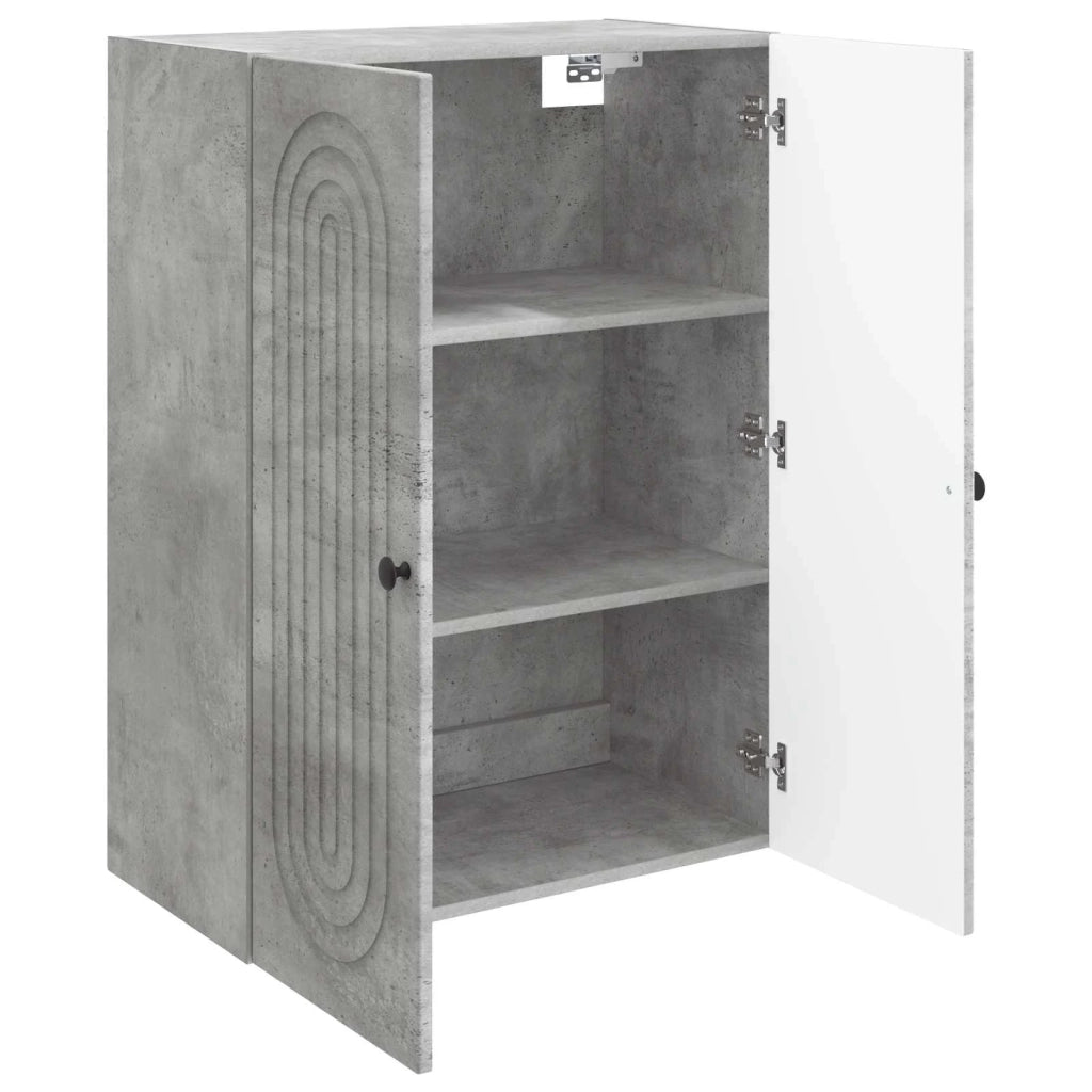 Mobiletto a muro Grigio Cemento 66 x 34,5 x 90 cm 898058