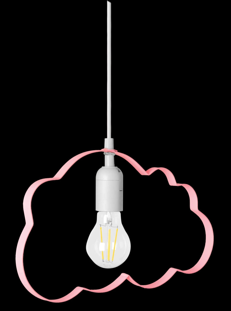 Lampada Nuvoletta Pensile Rosa Chiaro