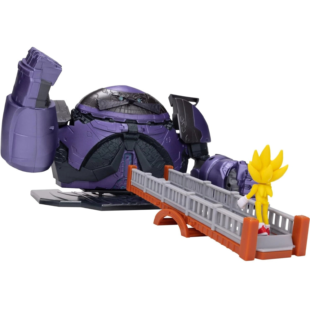 Sonic The Hedgehog Playset Battaglia Finale Giant Eggman Robot con Personaggio