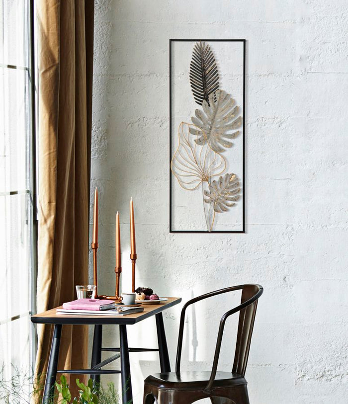 Pannello Plam 28,5x3x74 cm in Ferro Multicolor