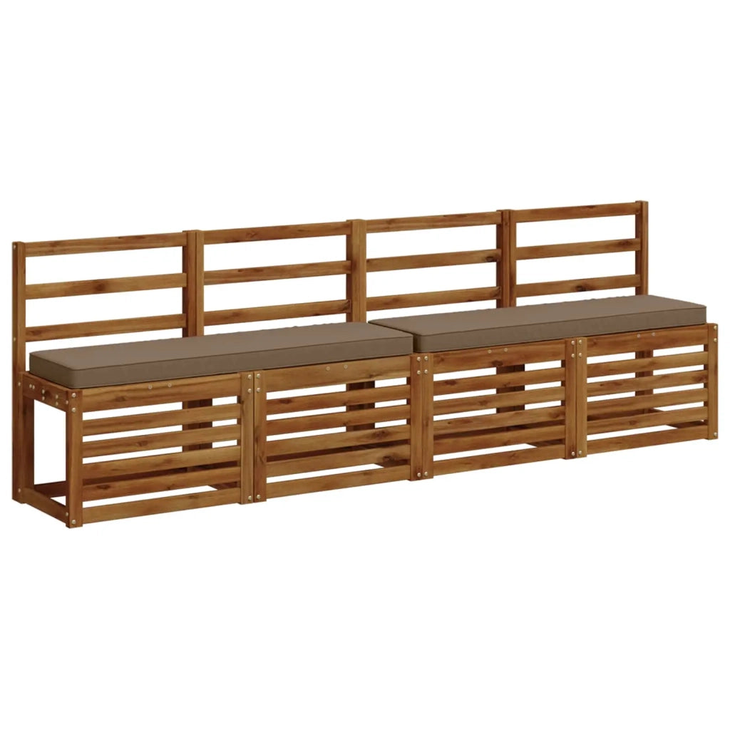 Cuscini per Panchina a 2 Pezzi VUGHT 2 pcs 100% Poliestere 950593