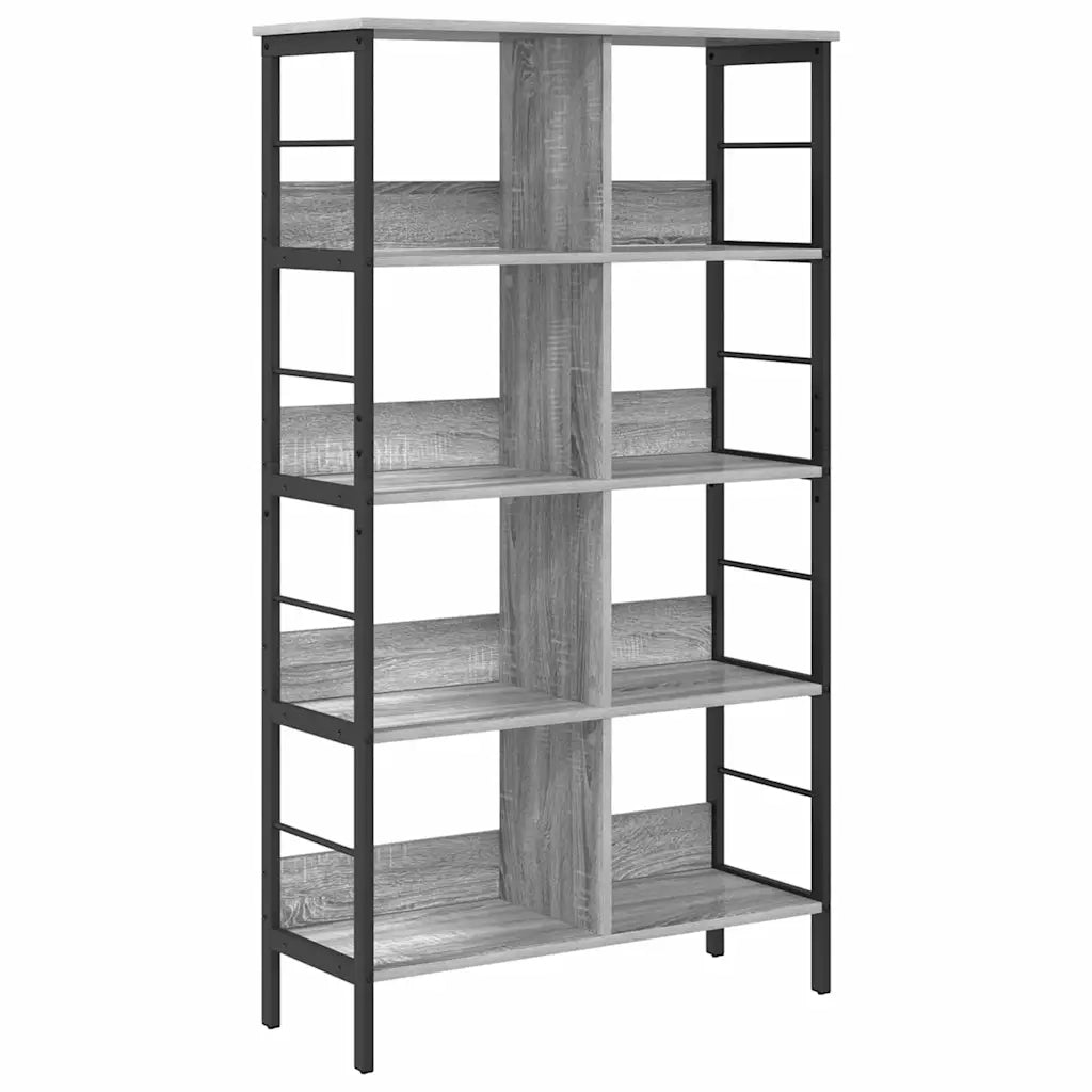 Libreria Grigio Sonoma 82 x 32 x 144,5 cm Legno multistrato