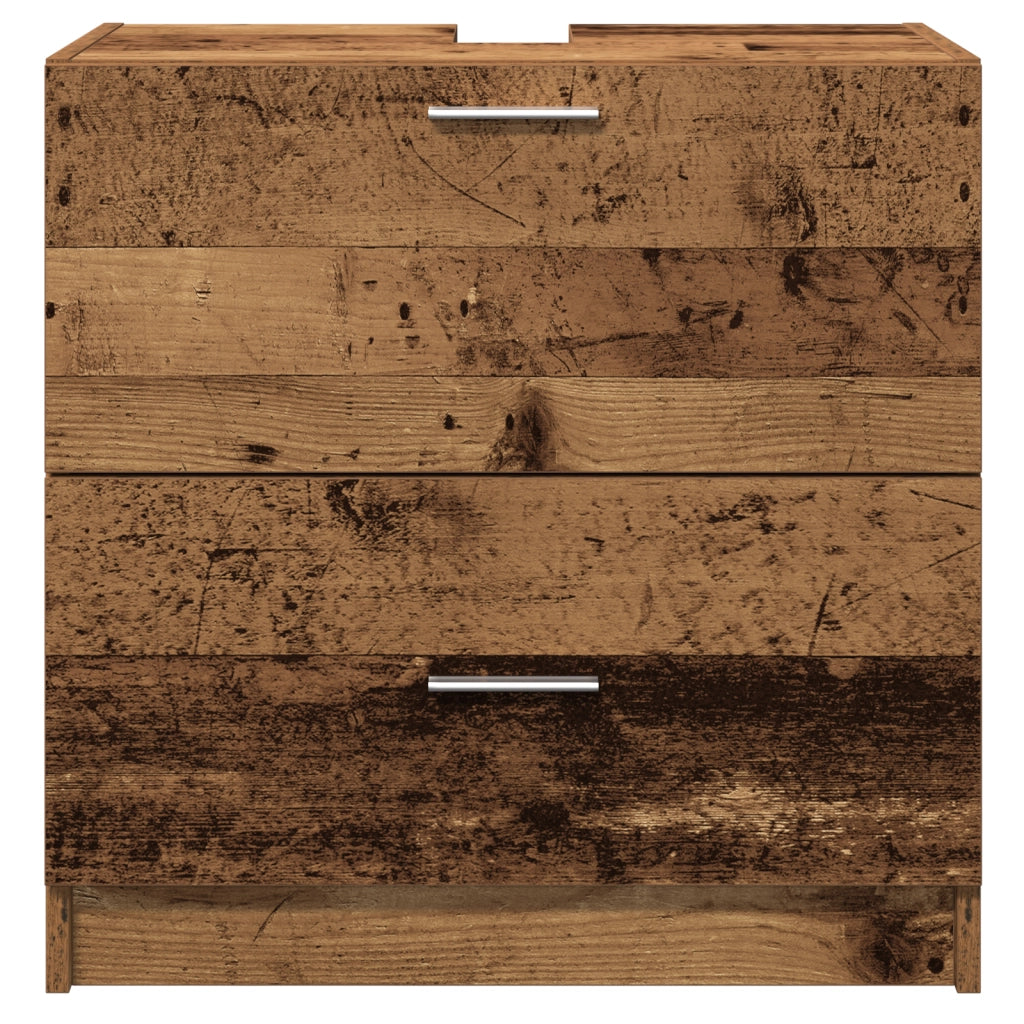 Mobile per lavandino Legno Vecchio 59x37x59 cm Legno Ingegnere