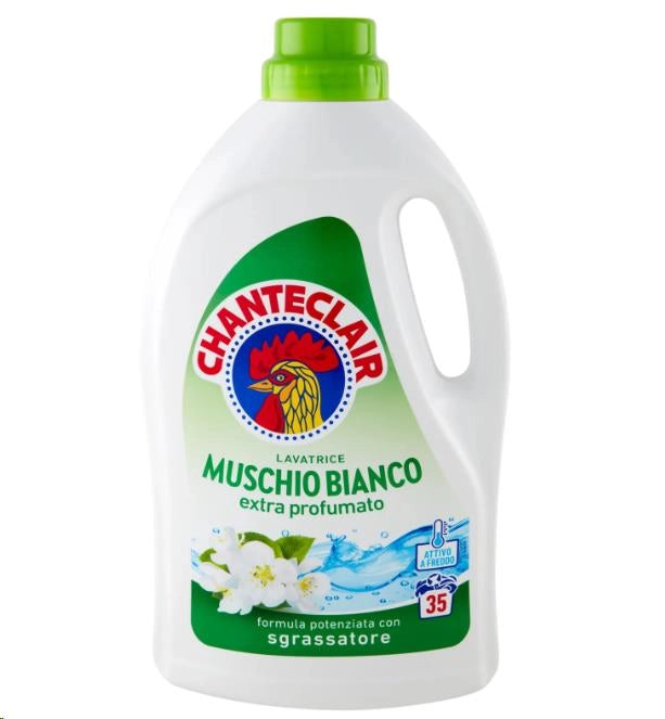 CHANTECLAIR LIQUIDO PER LAVATRICE 35 LAV MUSCHIO BIANCO EXTRA PROFUMATO ML 1575