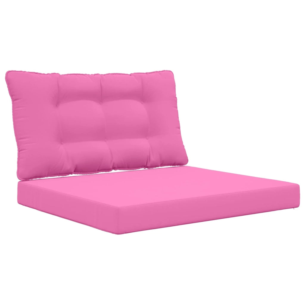 Cuscino per divano da esterno 2 pcs Rosa Poliestere