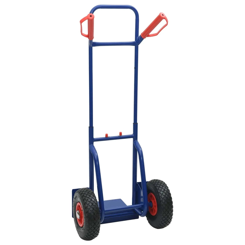 Carrello Pieghevole Estensibile Blu e Rosso 49,5 x 53 x 114 cm CFW9392505