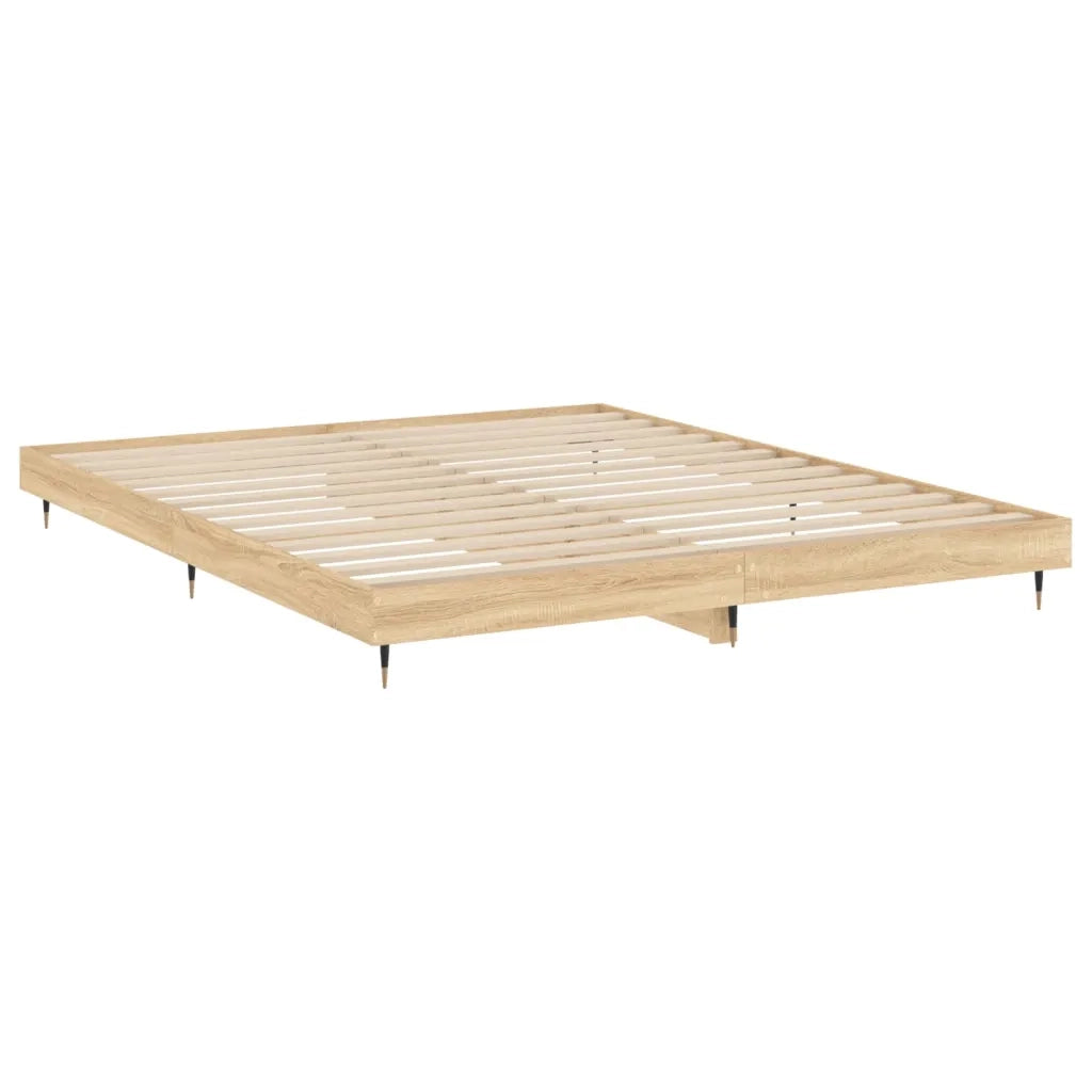 Giroletto senza Materasso Rovere Sonoma 150x200cm in Truciolato 832136