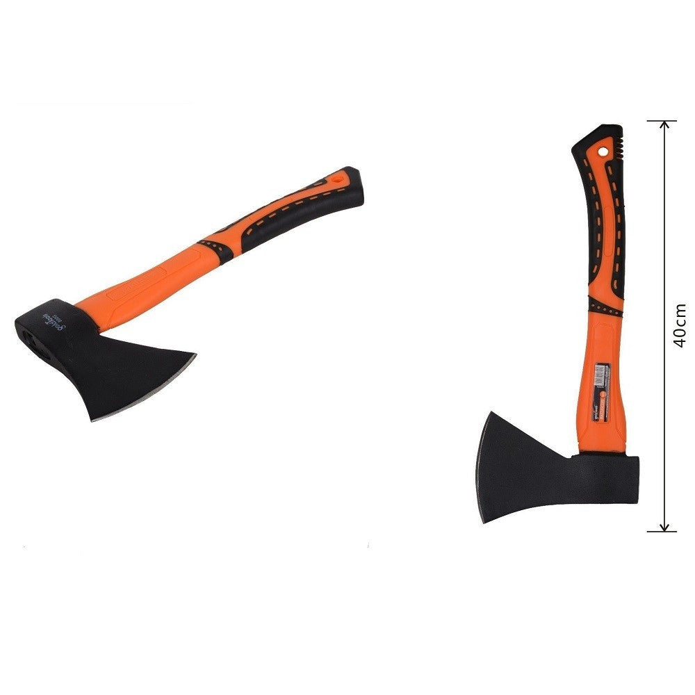 Trade Shop - Ascia 800gr Accetta Da 40cm Spaccalegna Con Manico Ergonomico Spacca Legno 92710 -