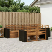 Set divano sezionale 7 pcs Naturale