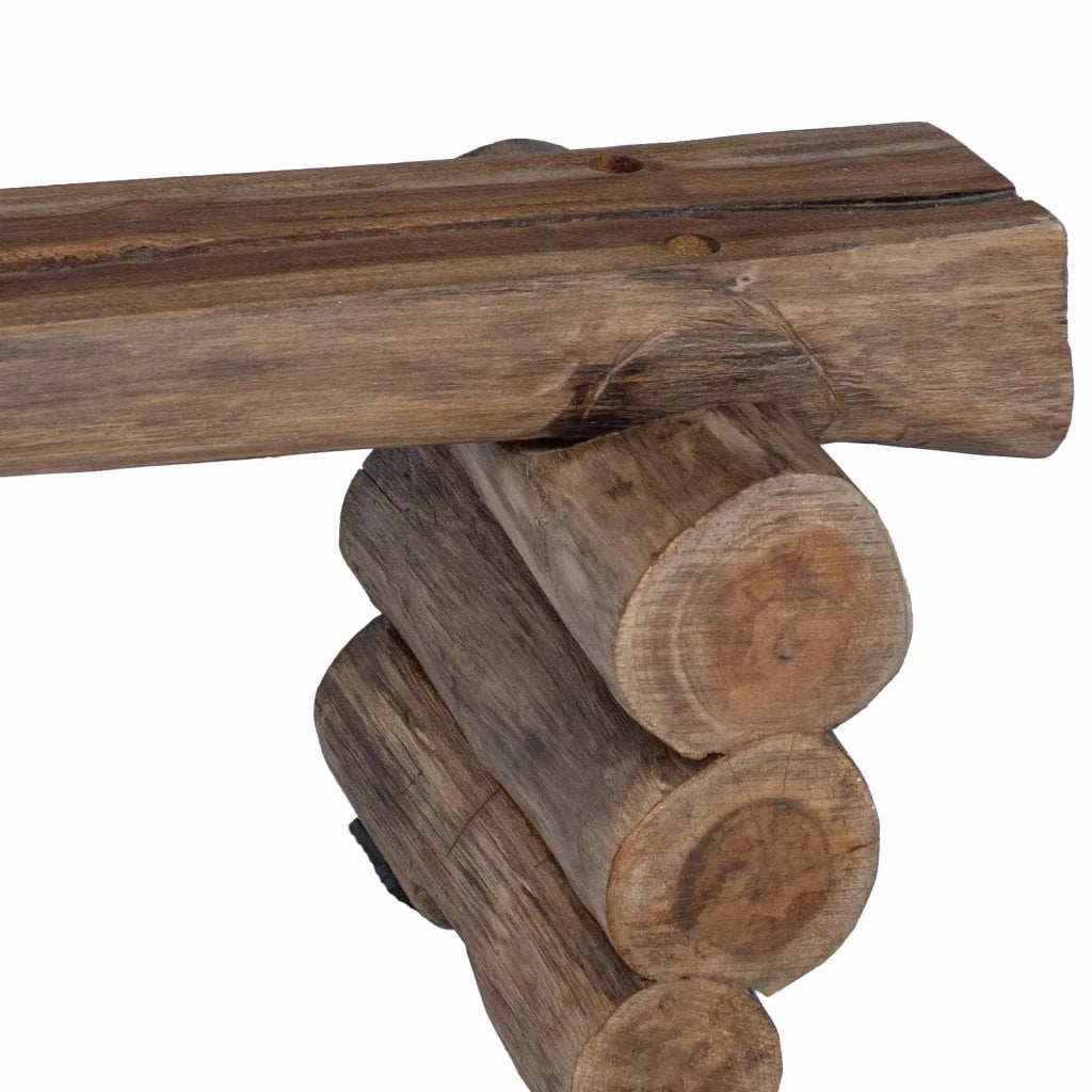 panchina Naturale 110 x 30 x 34 cm Legno di teak solido 42012361