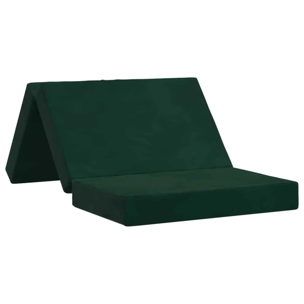 Divano Letto Pieghevole 80 x 67 x 45 cm Verde Scuro 900181