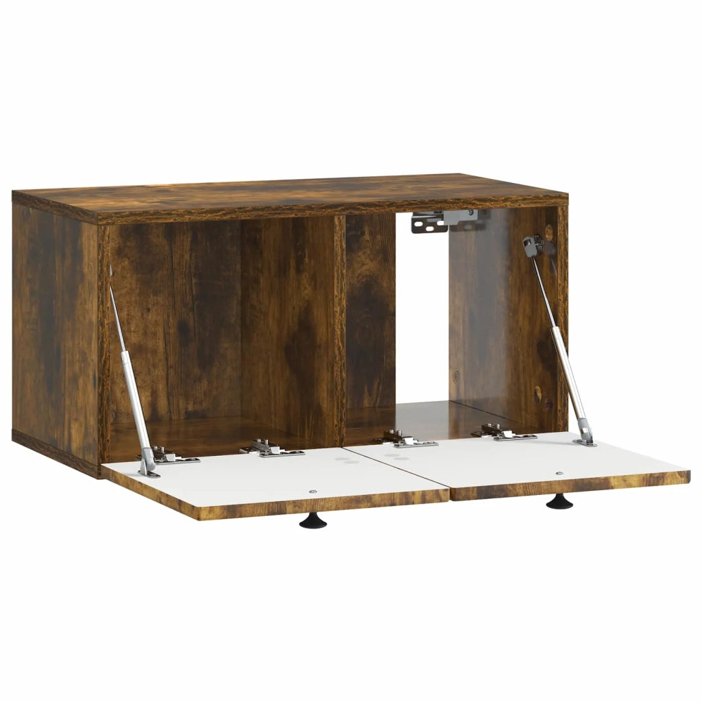 Mobile Porta TV da Muro Rovere Fumo 59,5 x 31 x 30 cm