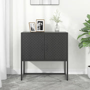 Credenza Antracite 75x35x75 cm in Acciaio 335873